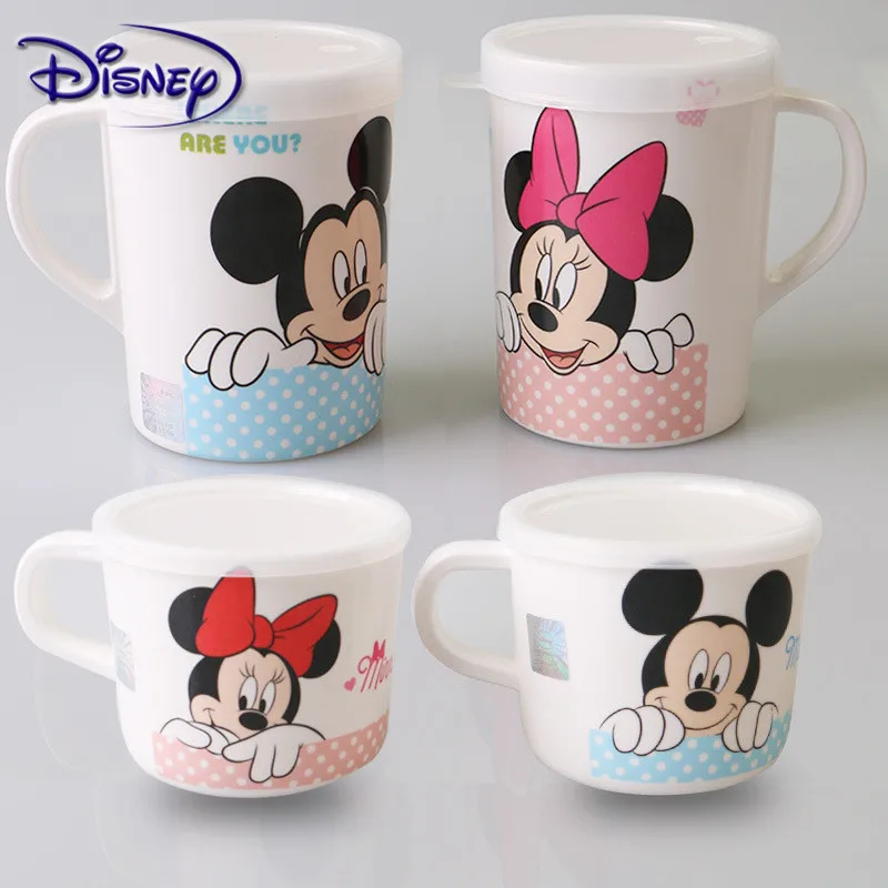 Disney 200-260 мл и принтом с героями мультфильмов Микки Минни соломы пластиковые
