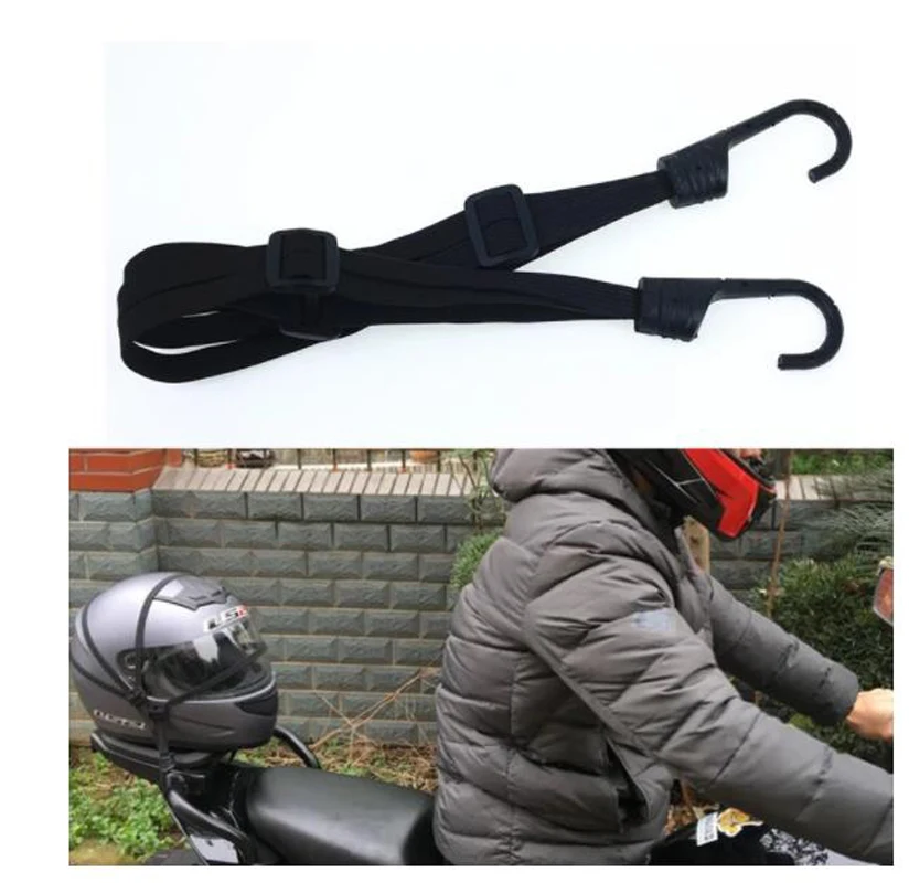 

Good Motorcycle Helmet Straps Motorcycle Accessories Hooks Luggage Retractable Elastic Rope Fixed Strap Motos Helmet Luggage Ne