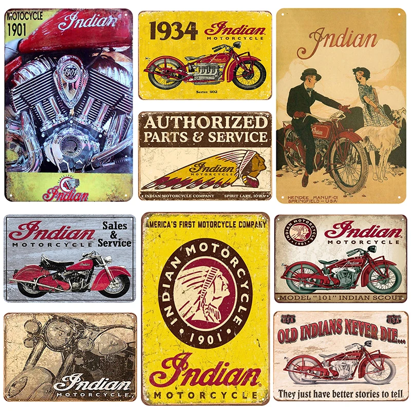 

Indian Plaque Metal Vintage Tin Sign Pin Up Shabby Chic Decor Metal Signs Vintage Bar Decoration Metal Poster Pub Metal Plate