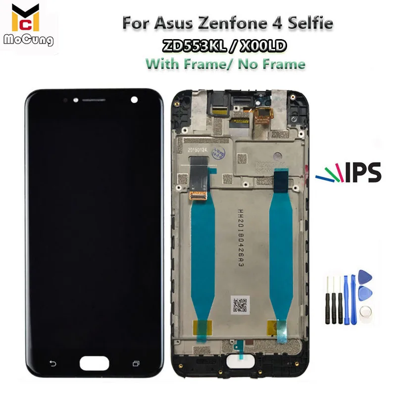1280*720 пикселей для Asus Zenfone 4 Selfie ZD553KL X00LD ЖК-дисплей панель сенсорный экран