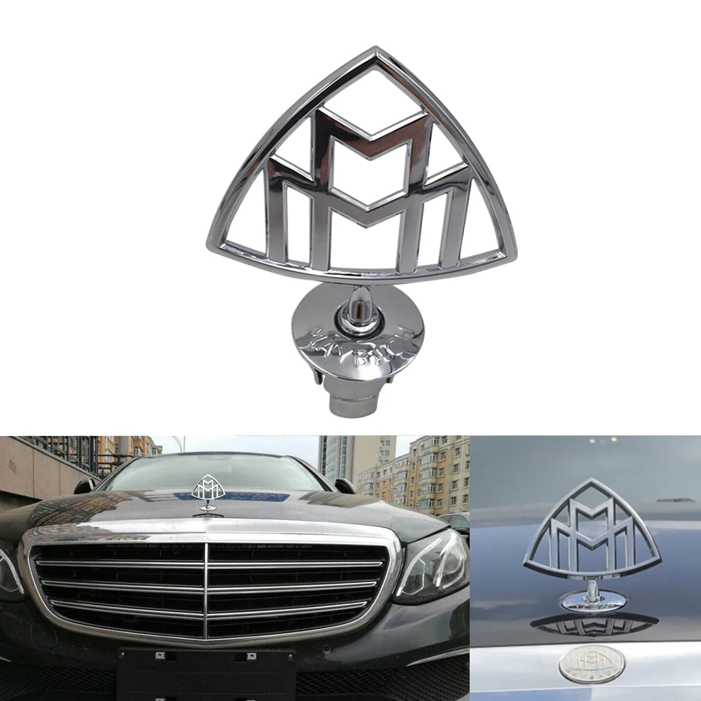 Серебряный автомобиль 3D стерео Логотип ПЕРЕДНЯЯ капота логотип стоящая