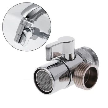 

Bathroom Kitchen Brass Sink Valve Diverter Faucet Splitter to Hose Adapter M22 X M24 G03 dropship