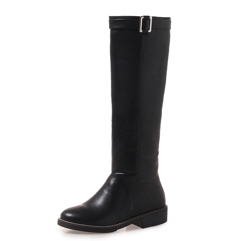 SARAIRIS Plus Size 43 Leisure Female Boots Top Quality Boots Square Heels Shoes Woman Riding Boots women's Shoes