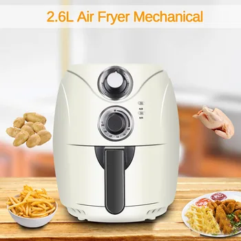 

2.6L 1200W 220V Multifunctional Air Fryer Pizza Cooker Chicken Oil free Healthy Air Fryer Deep Airfryer Easy to Clean Kitchen