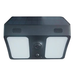Caméra de Surveillance extérieure Wifi Hd sans fil, étanche, noir, faible consommation d'énergie, applique murale, éclairage extérieur 