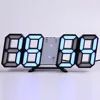 Reloj de pared 3D Led Digital, diseño moderno, decoración para sala de estar, mesa, alarma, luz nocturna, escritorio luminoso ► Foto 3/6