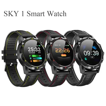 

New SKY 1 Smart Watch Men IP68 Waterproof Activity Tracker Fitness Tracker Smartwatch Clock BRIM for Android Iphone