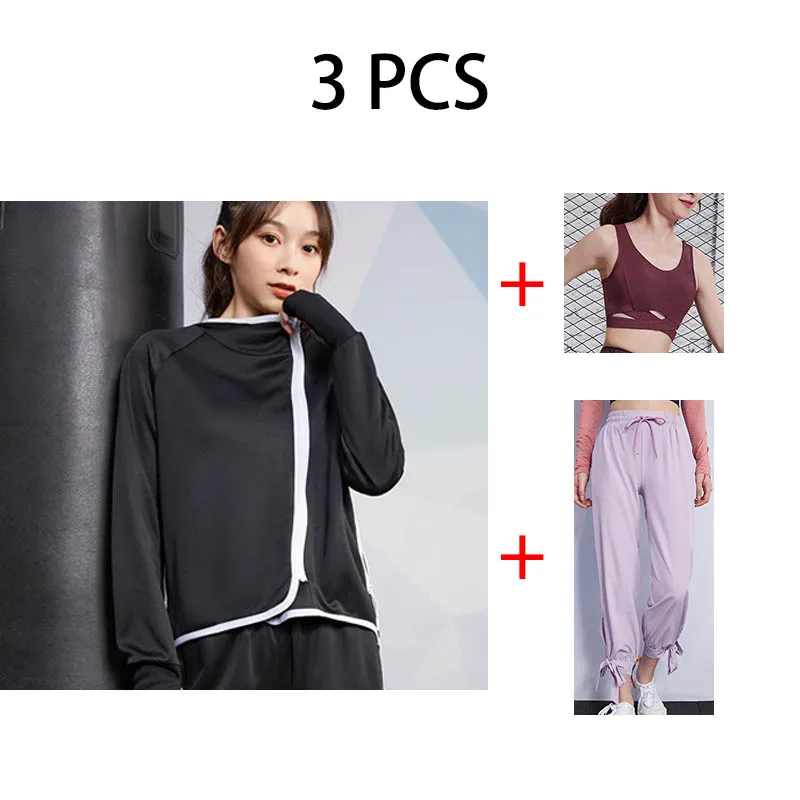 6 TS001-3 Pcs 3 шт./компл. Для мужчин для активного отдыха и развлечений тренажерный зал Фитнес компрессионный спортивный костюм Одежда для бега спортивная одежда топ+ штаны, одежда - Цвет: 6 TS001-3 Pcs