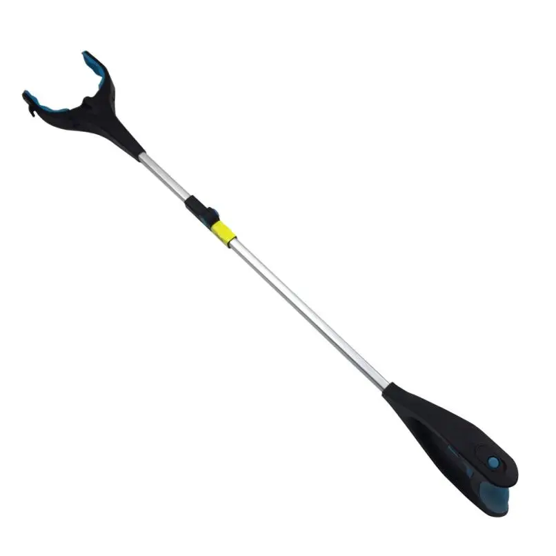 Useful Multi-function Utility Rubber Long Arm Litter Picker Rubbish Debris Picker Reaching Tool Grabber Black Pick Up Reachers