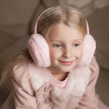 

New Fashion Solid Color Children's Autumn & Winter Earmuffs Warm and Comfortable Ski Earmuffs Boys and Girls Headphones Kid Warm