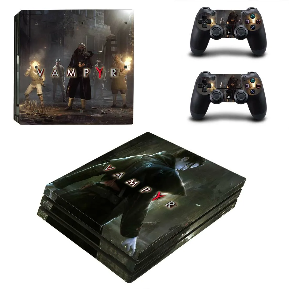 Vampyr PS4 Pro стикер s PS 4 Play станция 4 Pro виниловые наклейки на кожу Pegatinas для playstation 4 Pro консоль и контроллер