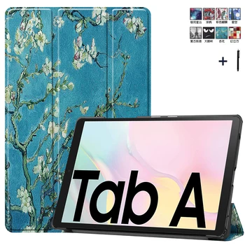 

Smart Wake Sleep Flip PU Leather Case CoverFor Samsung Galaxy A7 10.5'' 2020 T500 Capa Funda Coque+Stylus