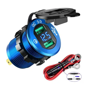 one drag two three usb car fast charge flash charge car charger telescopic for apple typec android