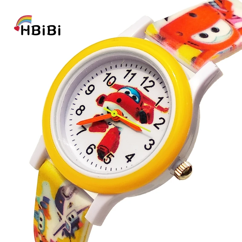 Силиконовые детские часы для мальчиков и девочек, студенческие часы, Детские кварцевые наручные часы, модные Мультяшные персонажи аниме, детские часы, подарки - Цвет: Коричневый