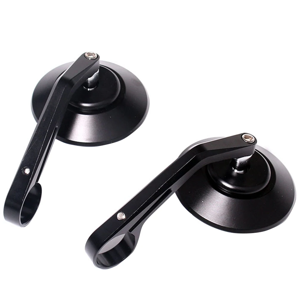 

1 Pair Rearview Mirror Safe Driving Aluminium Alloy Side Accessories Refit Motorcycle Handle Anti-Glare Round Outdoor For Halley