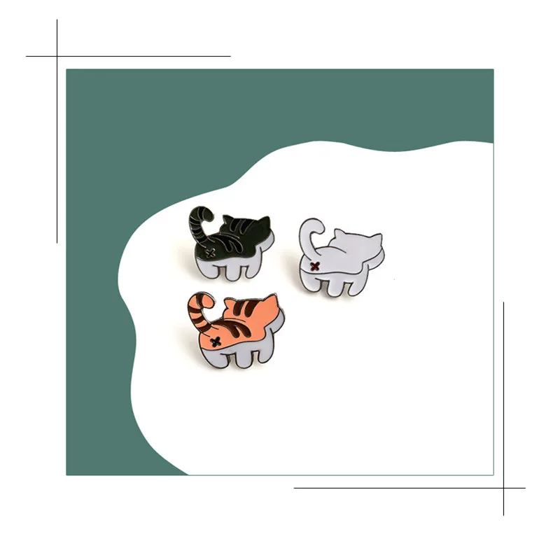 

Cute dripping cartoon brooch cat whale ice cream dinosaur sloth dog windmill rainbow rabbit creative pin girl birthday gift