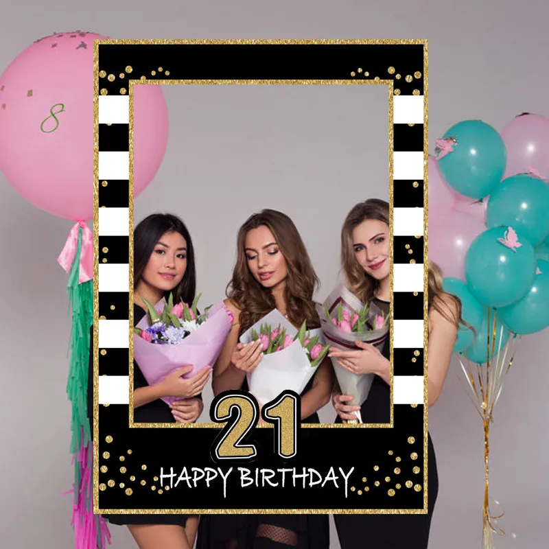 Chicinlife 1 шт. 16th 21st 30th 40th 50th 60th фотокамера рамка реквизит для взрослых на день