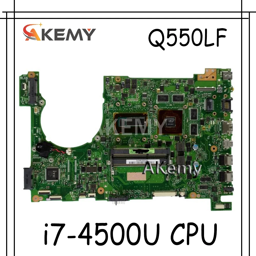 60NB0230 MBB000 для ASUS Q550LF N550LF Материнская плата ноутбука SR16Z i7 4500U GT740M DDR3 100%