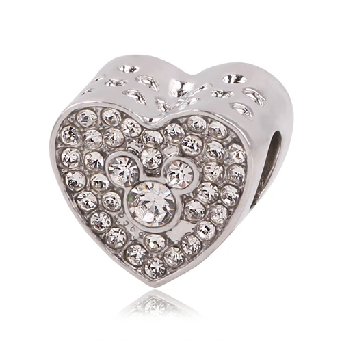 NEW Silver 925 Lion Dinosaur Telescope Rabbit Pendant Charm Fit Pandora Bracelet Sparkling Simba Heart Original DIY Jewelry - Color: P486