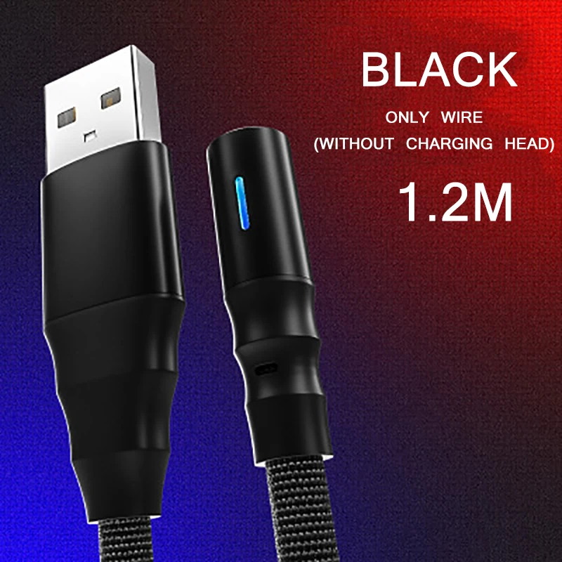Black-1.2M MIF кабель передачи данных для быстрой зарядки Магнитный стример светильник зарядное устройство кабель Micro usb type C 1 м 1,2 м 2 м для Iphone 7 8 X XS XR XSM Xiaomi - Цвет: Black-1.2M