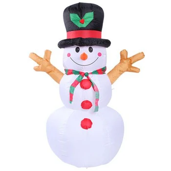 

1.6M Height Christmas Inflatable Santa Snowman with Lighting for Indoor Outdoor Xmas Holiday New Year Festival Decorations