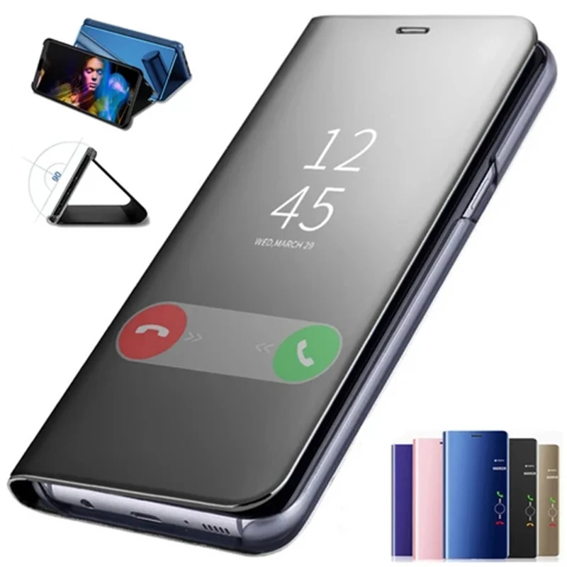 Умный зеркальный чехол для Samsung A01 A21 A31 A71 A51 A70 A50 телефона Galaxy M31 A30S A50S A40 A60 A80 A10 A81 M30S чехол|Бамперы| |