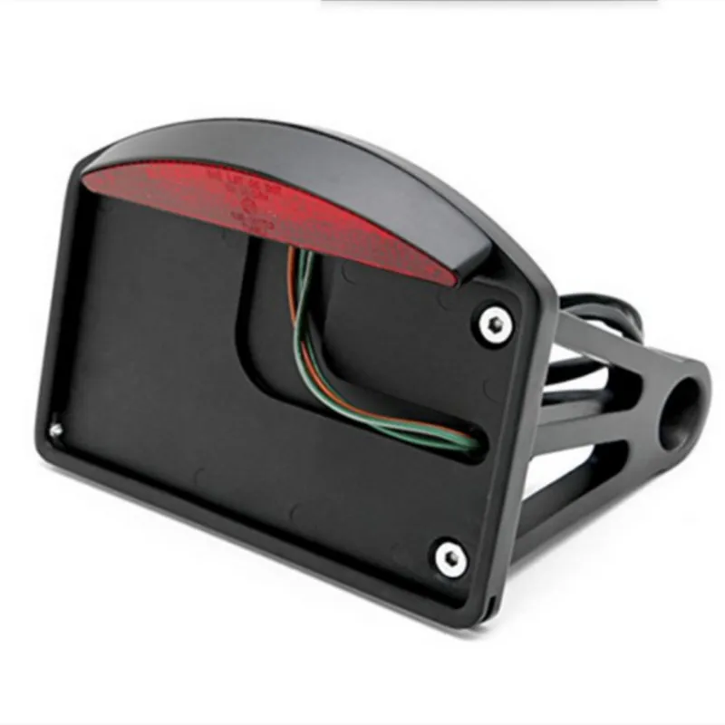 Мотоцикл горизонтальный мост Боковое крепление номерной знак держатель