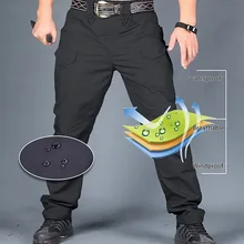 Мужские тактические брюки повседневные осенние легкие водонепроницаемые походные брюки уличные Ридж карго пот брюки длинные штаны для улицы