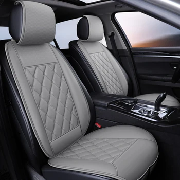 

Waterproof Leather Car Seat Cover Cushion Protector Mat Universal Front Backret Breathable Van Auto Car Seat Protector Pad