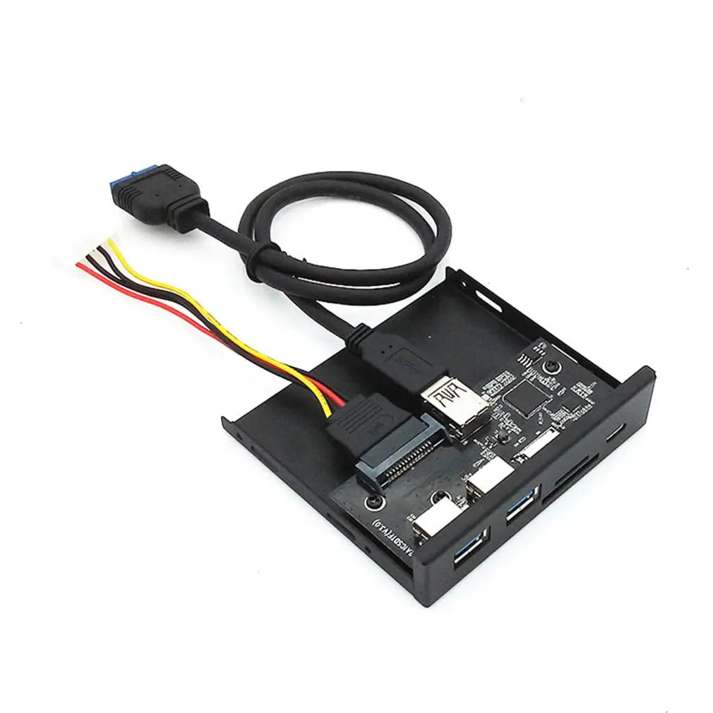 USB3.1/type C интерфейс+ двойной USB3.0+ TF/SD кард-ридер 3,5 оптический мягкий привод панель расширения диски крепление жесткого диска