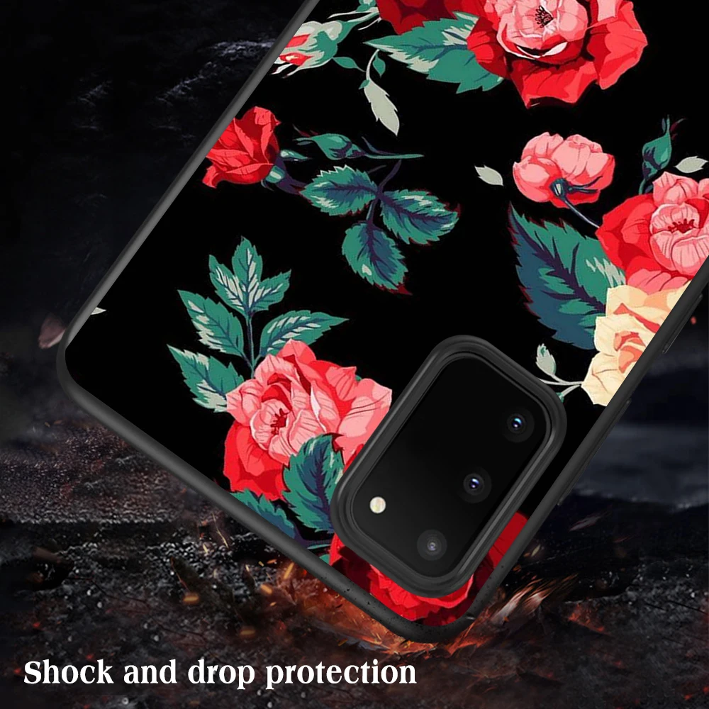 Floral Phone Case for Samsung A50 A40 A70 A51 A71 A20 A20E S10 S20 S9 S8 S7 Edge Ultra Puls Note 10 9 8 Plus Cases Matte Soft Floral Phone Case for Samsung A50 A40 A70 A51 A71 A20 A20E S10 S20 S9 S8 S7 Edge Ultra Puls Note 10 9 8 Plus Cases Matte Soft