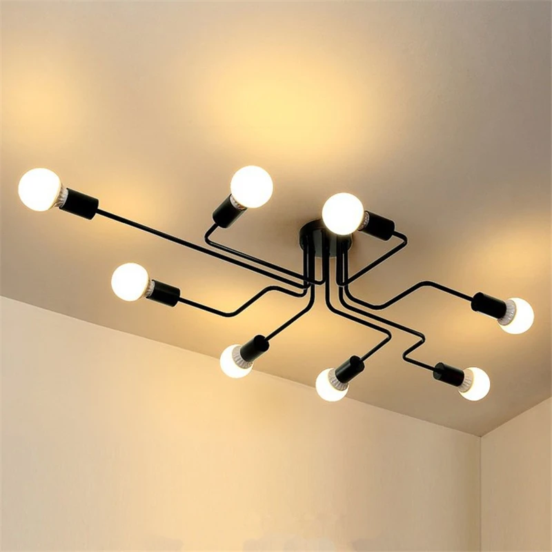 

nordic modern led glass ceiling light living room bedroom ceiling light
