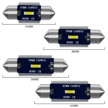 

4 pcs c5w led 31mm 36mm 39mm 41mm 1SMD 1860 Chip LED Festoon Bulb Car Dome Light Canbus No Error Auto Interior Reading Lamp