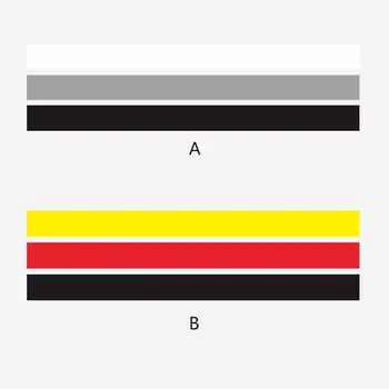 

Tri-color Line Vinyl Applique Body Door Side Stripe Sticker Car Decoration Vinyl Decal Racing Styling Stickers