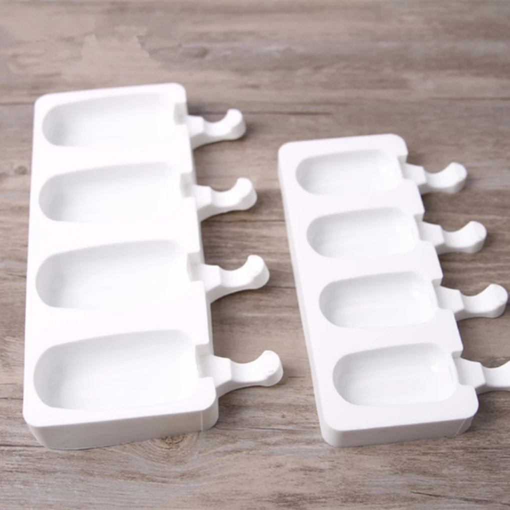 

Silicone Ice Cream Molds 2 Size Ice Lolly Moulds Freezer Ice Cream Bar Molds with Popsicle Sticks Eco-Friendly Thick material