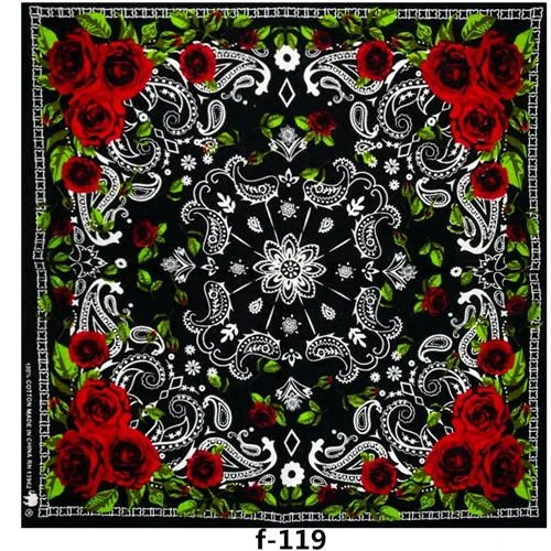 Multipurpose Unisex Paisley Bandanas Hair bands Hip-hop flame Head Wrap Scarf Wristscarf Accessories For Men Woman mens striped scarf Scarves