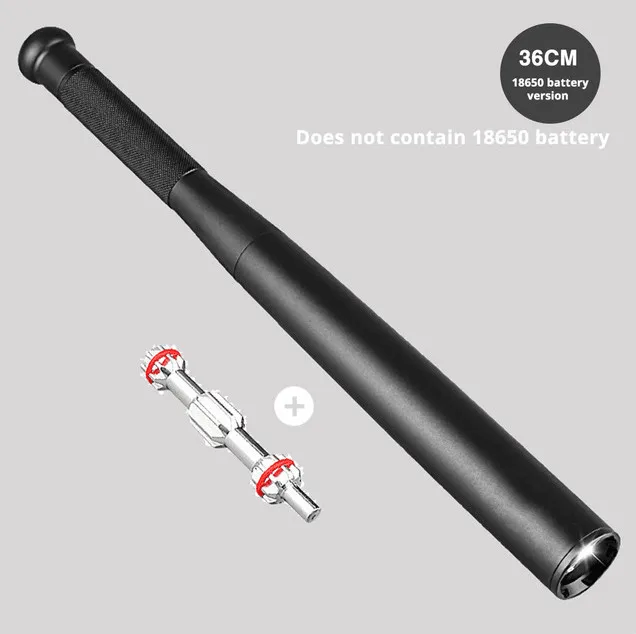 36CM18650 charging Светодиодный фонарик в виде бейсбольной биты 350 люменов супер яркий жезл фонарь для экстренной ситуации и самообороны - Испускаемый цвет: 36CM18650 charging