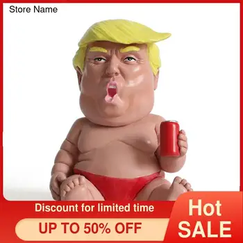 

Creative Model Ornaments Trump Cool Doll Funny Cute Cartoon Doll Garage Kit Car Dashboard Toy Ornaments Home Ornament christmas