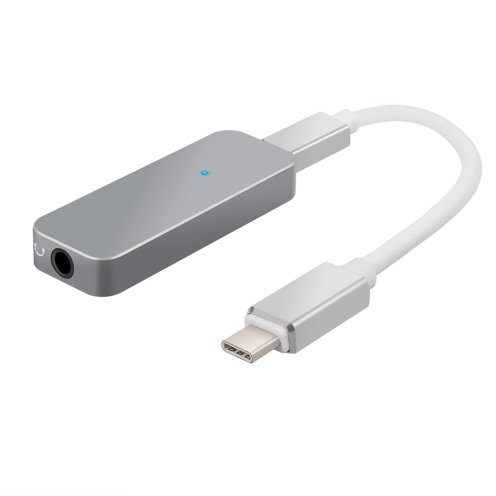 eSYNiC 2 Pcs 192kHz USB C DAC Headphone Amplifier Mini DAC Converter USB C Type C to 3 5mm Audio Jack Adapter for iphone Android