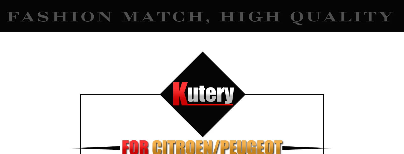 Kutery 433 МГц ID46 чип 2 кнопки Автомобильный Дистанционный брелок для Citroen C1 C3 Uncut пустой лезвие на замену