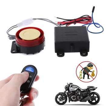 

Top Quality 1 Pc Scooter Car Security Alarm System Remote Control 12V Anti-theft Bike Motorcycle