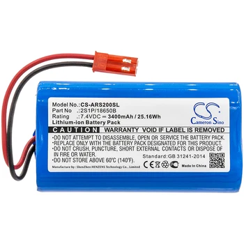 

Battery for Arizer Solo Solo 2 Replacement Arizer 2S1P/18650B 3400mAh / 25.16Wh