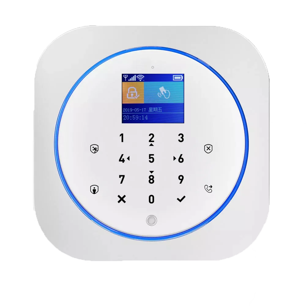 FUERS G12 Противоугонная сигнализация Охранная домашняя GSM wifi язык переключение приложение управление Сенсорная панель пароль защитный комплект