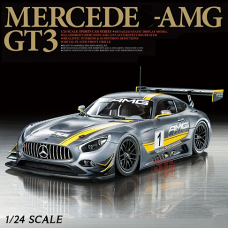 Модель спортивного автомобиля из сплава Benzs GT в масштабе 1:24 модель литая