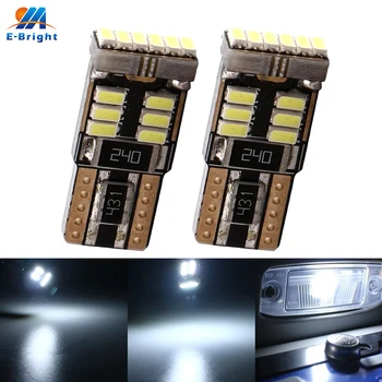 

Canbus 2pcs 12V W5W T10 194 3014 18 SMD NO ERROR LED Bulbs Car Reading Door Width Indicator Clearance Lights White