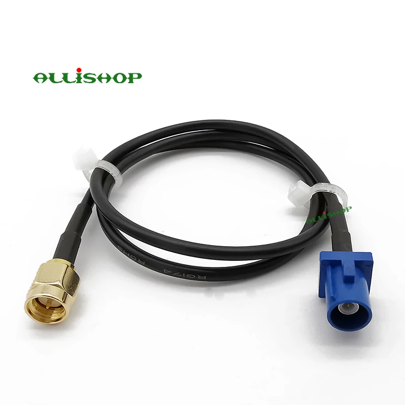 

Fakra C Plug To SMA Male Straight RF GPS Antenna Wire Connector Assembly Extension Coaxial RG174 Cable 2/5/8/10/12/15M