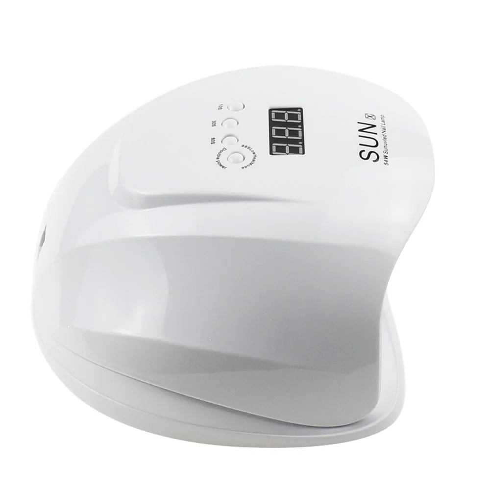  54W/48W UV LED Nail Lamp Nail Dryer for Curing Nail Gel Polish Manicure Machine with Timer button S