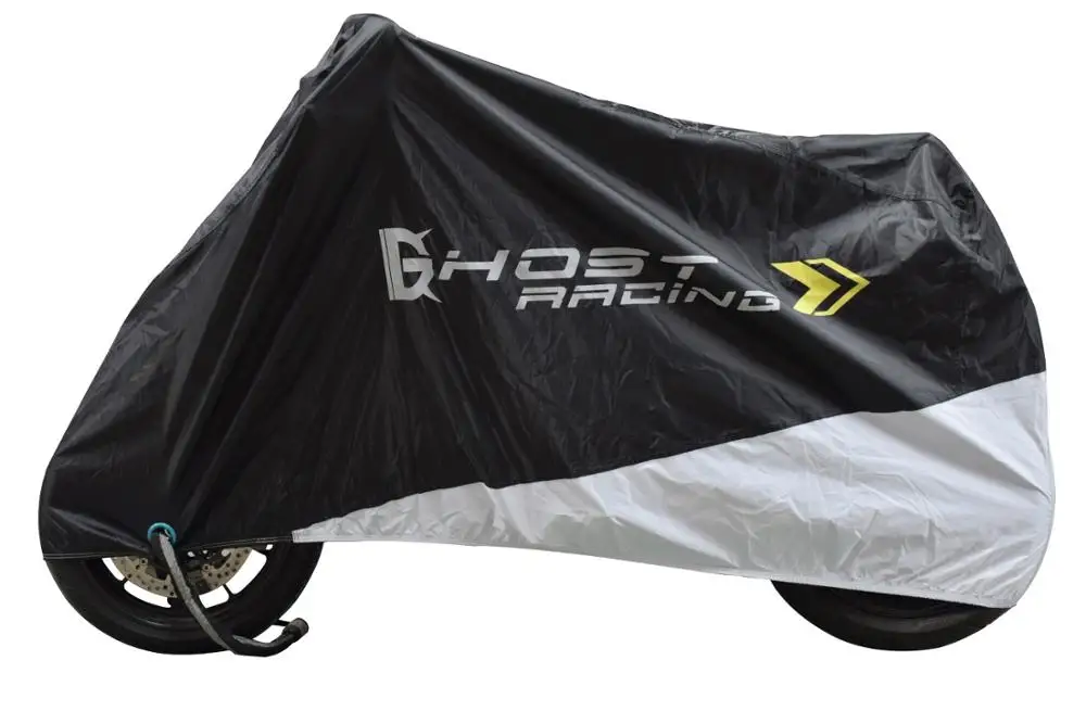 

Waterproof Motorcycle Cover Heavy Duty Dust-proof Rain Shelter Outdoor UV Protector for All Seasons