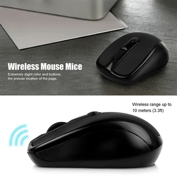 

2.4G 3100 USB Wireless Optical Mouse 10Meters Wireless Transmission Mouse Responsive and Smooth Cursor Control Mini Male Adapter