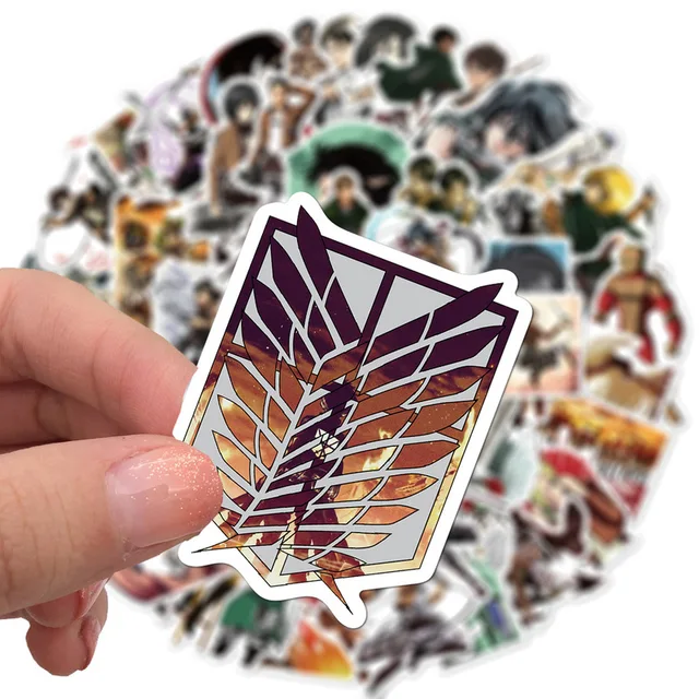 Attack on Titan Shingeki no Kyojin Stickers 10/50/100Pcs 4
